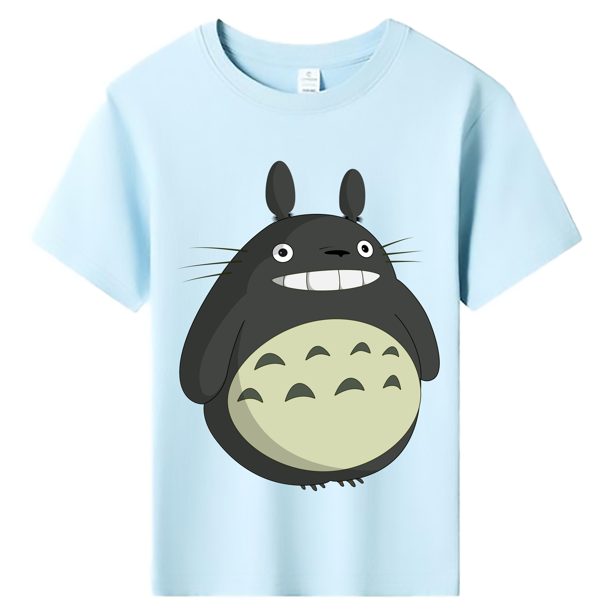 （画像用） となりのトトロ 草壁メイ 草壁サツキ My Neighbor Totoro Satsuki Kusakabe Mei Kusakabe 綿100％キッズTシャツ（フロントプリント）